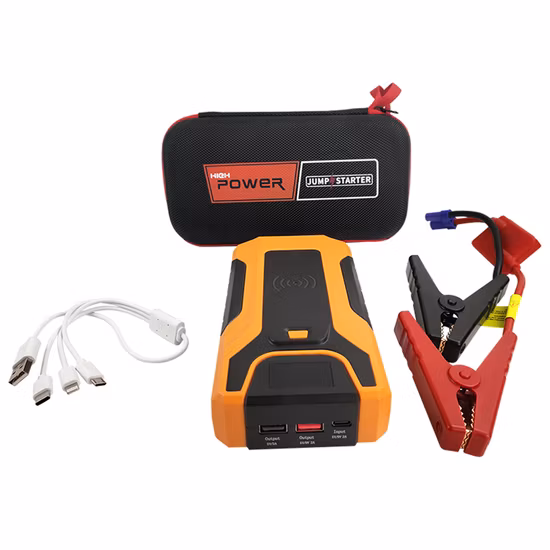 Wiederaufladbare kabellose Lade-Powerbank, Jumper, Batterie-Booster, Auto-Starthilfe